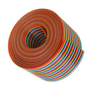 5M 1.27mm Pitch Ribbon Cable 50P Flat Color Rainbow Ribbon Cable Wire Rainbow Cable