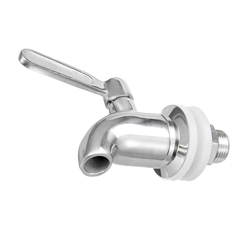 M16 Silver Stainless Steel Faucet Barrel Tap For Drink Beverage Juice Water Coffee With The Switch