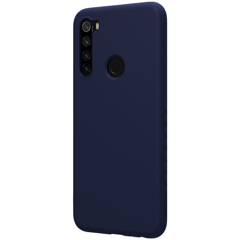 NILLKIN Smooth Shockproof Soft Rubber Wrapped Silicone Protective Case for Xiaomi Redmi Note 8