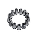 Machifit C12-ER11M-100L Straight Shank Collet Chuck Holder with 7pcs ER11 1-7mm Spring Collet Chuck for CNC Lather Milling Tool