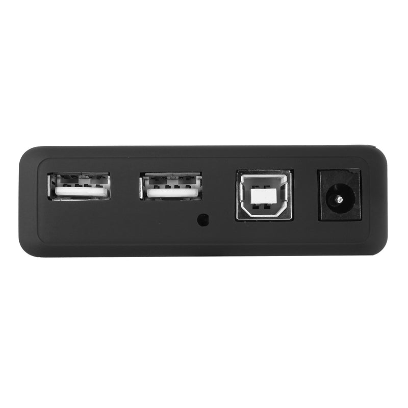 EU/US Vertical 7 Port USB 2.0 High Speed Hub+AC Power Supply Adapter For Raspberry Pi PC