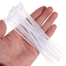 Suleve ZT13 Nylon 500Pcs 3/4mm 10/12/15/20cm White Nylon Self-locking Cable Tie Zip Ties Strong Tensile Strength