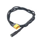 RJXHOBBY 15cm XT60 Male Bullet Connector to Female DC 5.5mm X 2.1mm Rubber Power Cable