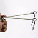 ZANLURE 30/50cm Ocean Boat Fishing Stainless Steel Wire Fishing Swivels Snap Fishing Tackle