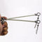 ZANLURE 30/50cm Ocean Boat Fishing Stainless Steel Wire Fishing Swivels Snap Fishing Tackle