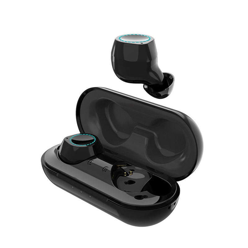 Bakeey TWS Wireless bluetooth 5.0 Earphone Mini Invisible Auto Pairing Bilateral Call Stereo Headphone with Charging Box