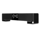 Wireless bluetooth 4.2 Speaker 4 10W Sound Bar FM LCD Screen Clock Setting Home Theater