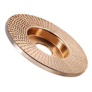 Drillpro 110mm Tungsten Carbide Wood Shaping Disc Carving Disc 22mm Bore Sanding Grinder Wheel for 115 125 Angle Grinder