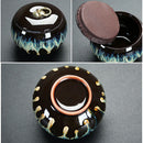Luxurious Ceramic Pet Cremation Urn Hand-painted Made In Ceramics Cremation Ashes Urn For Pet