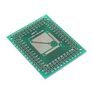5pcs QFP TQFP LQFP FQFP 32 44 64 80 100 LQF SMD Turn To DIP Adapter PCB Board Converter Plate 0.5/0.8 mm IC Adapter Socket