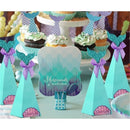 20Pcs/Set Little Mermaid Gift Boxes Paper Sweet Candy Container Kids Birthday Wedding Party Decorations