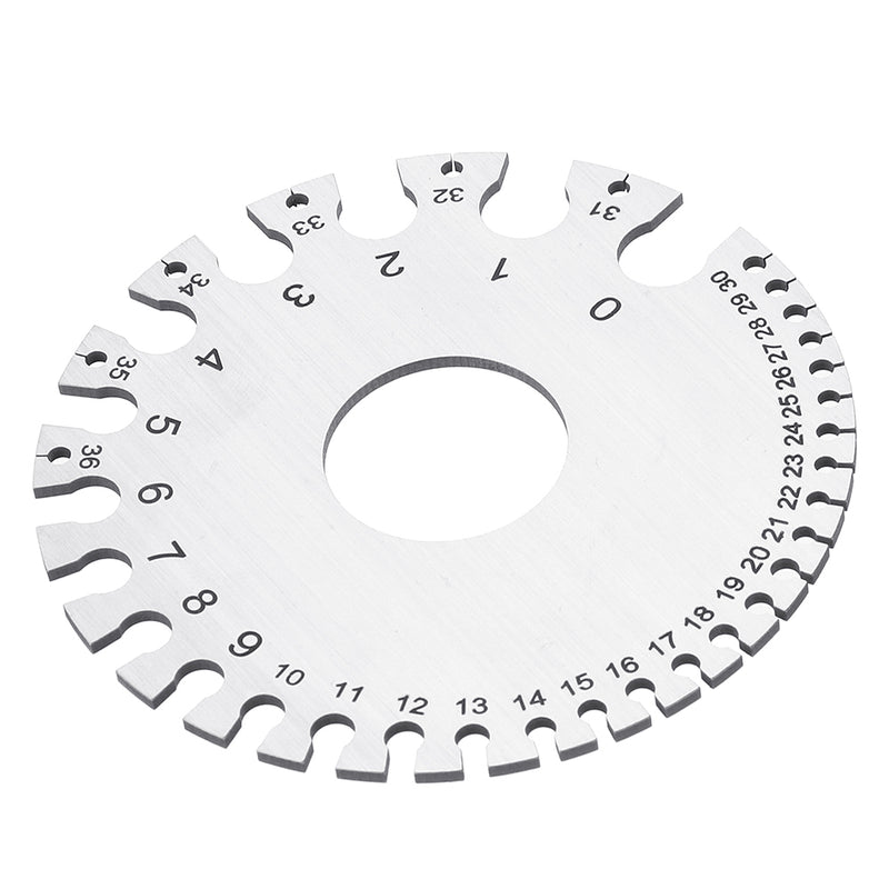 Stainless Steel Wire Gauge Round Thickness Measuring Wire Gage