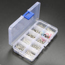 610Pcs Handmade Jewelry Tools Kits Head Pins Chains Findings Accessories Silver with Box