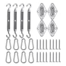 32Pcs Sun Shade Sail Accessories For Triangle Square Shade Sail Replacement Accessories