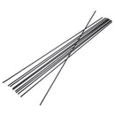 10Pcs/Set 400mm Round Carbon Fiber Tube Pure Carbon Hollow Pipe Roll Wrapped Matt Surface for RC Airplane DIY Tool