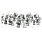 60 Pcs Set Medieval Military Knights Warriors Kids Toy Soldiers Figure Model Decorations