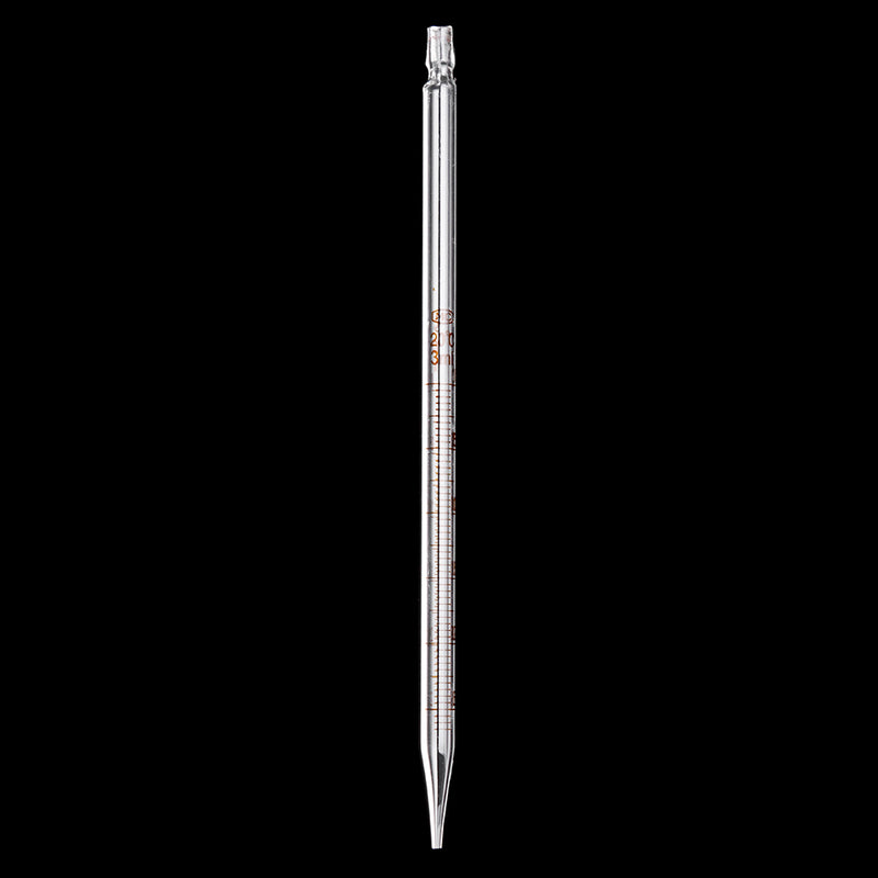 1/2/3/5/10ml Glass Short Pipette With Scale Lab Glassware Kit