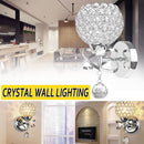 40 LED Modern Crystal Wall Lamp Sconce Light for Bedroom Hallway