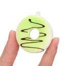 1PCS 5X2CM Simulation Whole PU Doughnut Squishy Toy Phone Chain