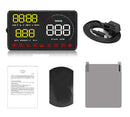 A9 5.5 Inch Car HUD OBD OBD2 Head Up Display Digital Speedometer Windshield Projector Fatigue Alarm Fuel Speed Gauge