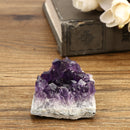 Natural Amethyst Crystal Quartz Drusy Geode Cluster Healing Stone Decorations Ornament