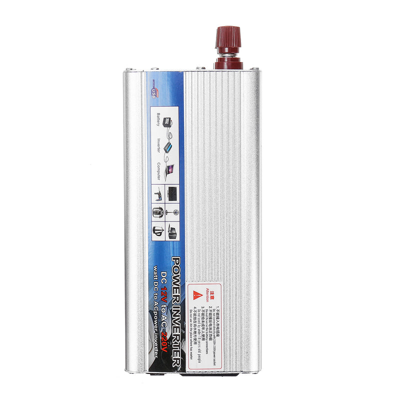300W 500W 1000W 1200W 1500W Inverter Solar Power Inverter Modified Sine Wave Converter DC 12V to AC 220V