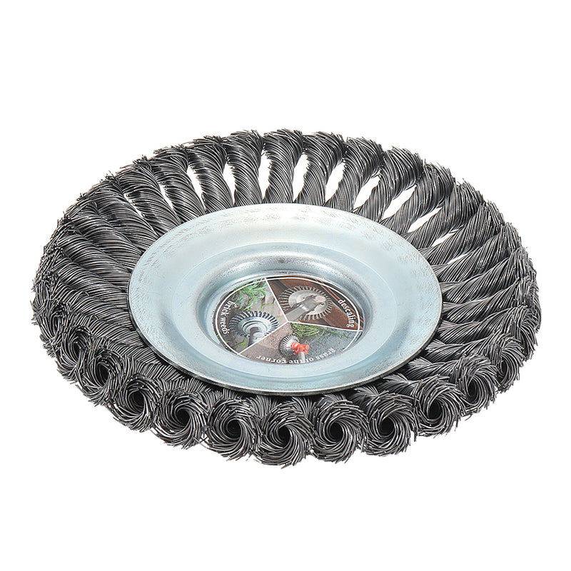 6 Inch Weed Brush Steel Wire Wheel Grout For Brushes Cutter Replacement Weed Eater Trimmer Head