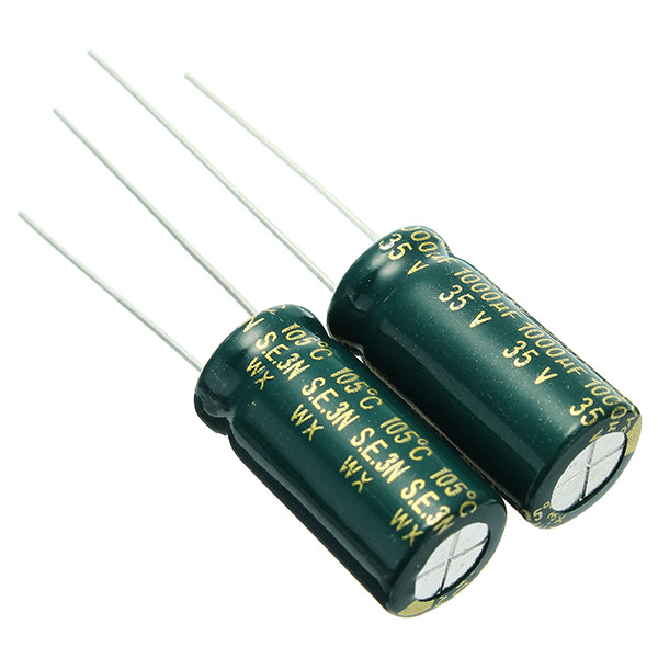 200pcs 35V 1000UF High Frequency Long Life Capacitor LCD Motherboard Electrolytic Capacitor