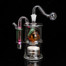 LED Water Pipe High Borosilicate Glass Pipe Bottle Mute Pot