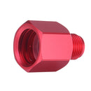 Adapter Converts CO2 Tank to Standard 5/8-18 Male Fitting & TR21-4 Female Fitting Red