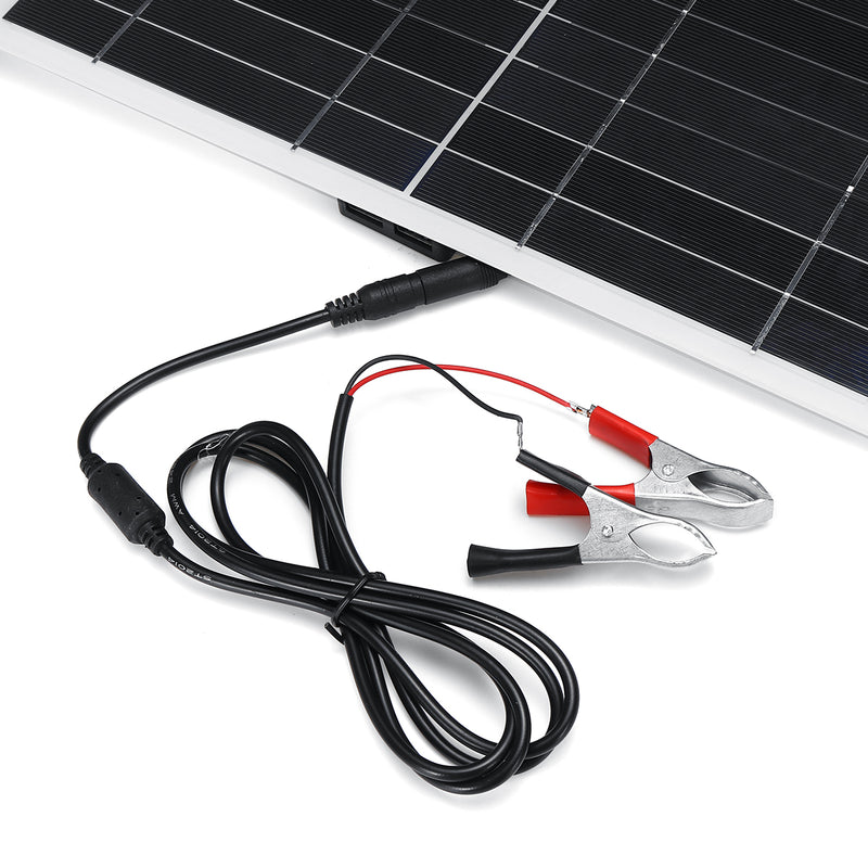 20W 18V Mono Solar Panel Dual 12V/5V DC USB Monocrystaline Flexible Solar Charger IP65 Battery Charger For Car RV Boat