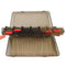ZANLURE 14 Compartments Brown Double Sided Lattice Fishing Lure Hook Tackle Storage Case Fishing Box
