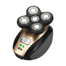 USB 5 IN 1 4D Rotary Electric Shaver Rechargeable Bald Head Shaver Beard Trimmer