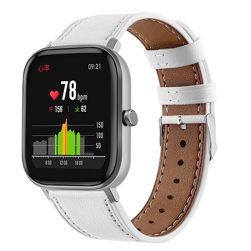 Bakeey 20mm Genuine Leather Watch Band For Amazfit GTS/Bip/Bip Lite Smart Watch