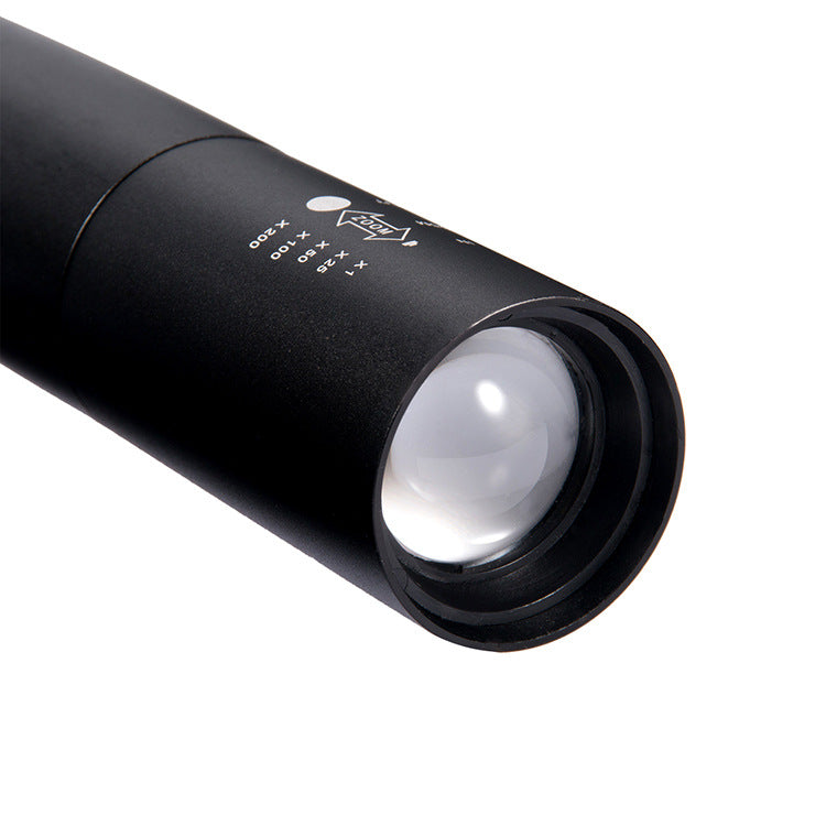 SKYWOLFEYE T6 500Lumens 5Modes Zoomable Baseball Bat LED Flashlight