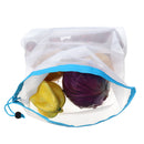 9Pcs Mesh Storage Bag 3 Size Reusable Washable Food Storage Pouch Portable Camping Grocery Bags