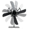 Heat Powered Stove Fan Wood Log Burner Fireplace Eco Fan Heating Distribution No Electricity Or Battery