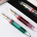 MOONMAN M2 Fountain Pens Dropper Iridium Point Extra Fine Nib Transparent Office School Supplies