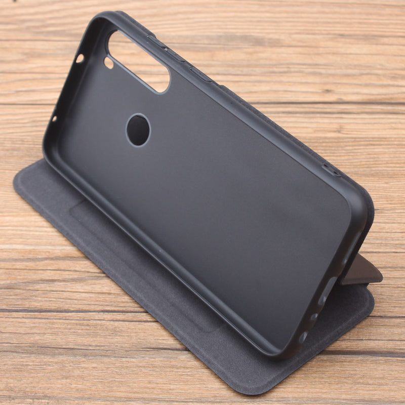 For Xiaomi Redmi Note 8 Case Bakeey Flip with Stand Card Slot Full Body Brushed Leather Shockproof Soft Protective Case
