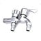 Wall Mount Single Cold Washing Machine Faucet 1/2'' Double Spouts 2 Handles Water Tap Garden Faucet Bathroom Bidet Faucet