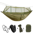 260x140cm Outdoor Double Camping Hammock Hanging Swing Bed With Mosquito Net