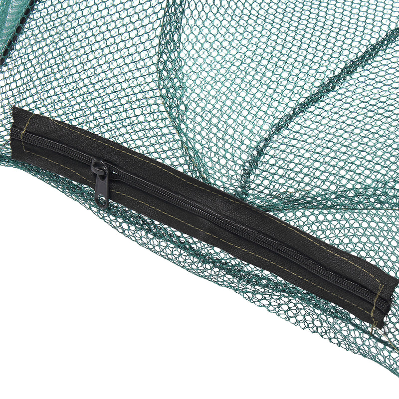 ZANLURE 38" 8 Holes Nylon Automatic Folding Fishing Net Shrimp Cage Crab Fish Trap Cast Net