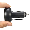 3 in 1 Car Thermometer Car Voltage Detection Table USB Port Charging