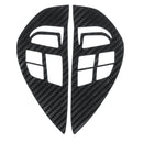 Carbon Fiber Pattern Car Steering Wheel Control Stickers Decal Trim for Mitsubishi ASX Lancer