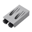 Drillpro Grey Pocket Hole Jig with Dowel Drill Set Woodworking Joint Tool Woodworking Guide Locator