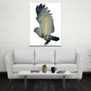 Miico Hand Painted Oil Paintings Simple Style-A Flying Owl Wall Art For Home Decoration Painting
