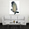 Miico Hand Painted Oil Paintings Simple Style-A Flying Owl Wall Art For Home Decoration Painting