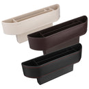 Multiple Grid PU Car Seat Crevice Storage Box Seat Gap Organizer Pocket Phone Holder