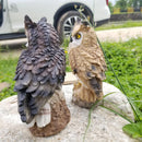 Synthetic Resin Owl Outdoor Hunting Decoy Garden Yard Landscape Decorations