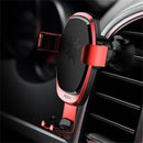 Rock Upgraded 10W 7.5W 5W Intelligent Qi Wireless Fast Charge Auto Lock Car Holder for Mobile Phone